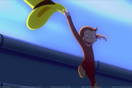 Scène du film George le petit curieux