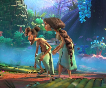 Une scène du film The Croods: A New Age