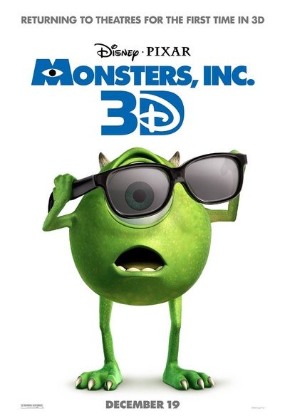 Affiche du film Monsters, Inc. 3D
