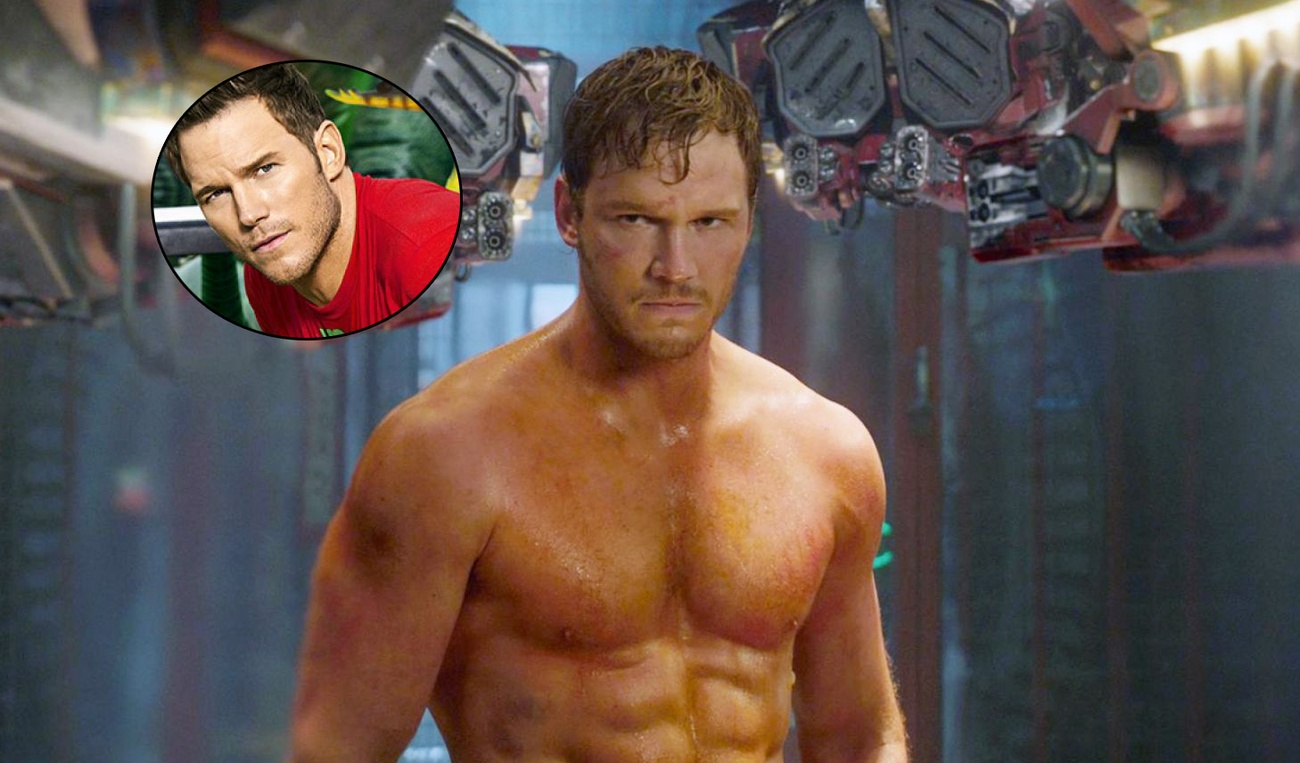 Chris Pratt en t-shirt mouillé en couverture d'Entertainment Weekly