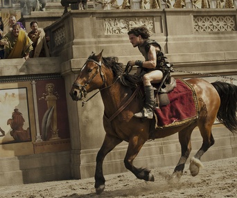 Une scène du film Pompeii
