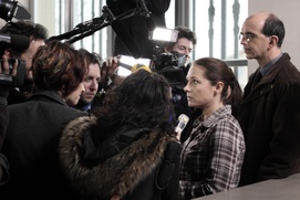 Une scène du film La fille de Brest