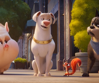 Une scène du film DC League of Super-Pets