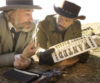 Une scène du film Django Unchained