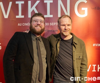 Sur le tapis rouge du film Viking