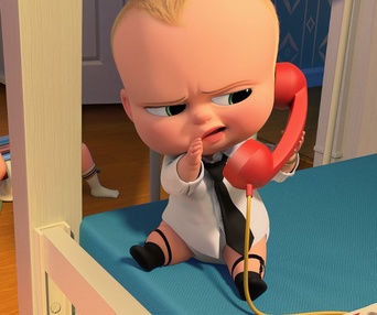 Une scène du film The Boss Baby