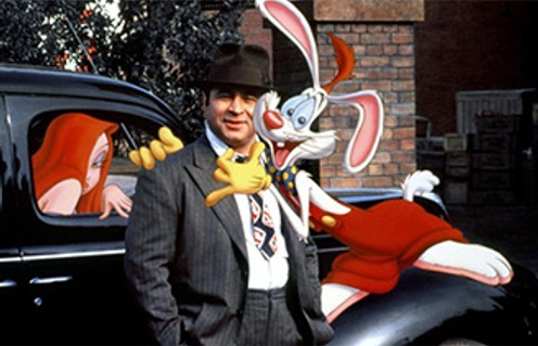 Bob Hoskins dans Who Framed Roger Rabitt