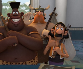Une scène du film Astérix: Le domaine des Dieux