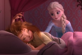 Une scène du film Frozen Fever