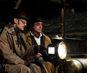 Une scène du film Sherlock Holmes: A Game of Shadows