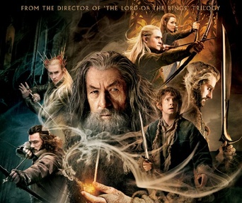 Affiche du film The Hobbit: The Desolation of Smaug