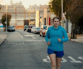 Une scène du film Brittany Run a Marathon