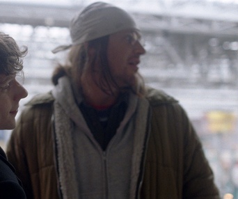 Une scène du film The End of the tour