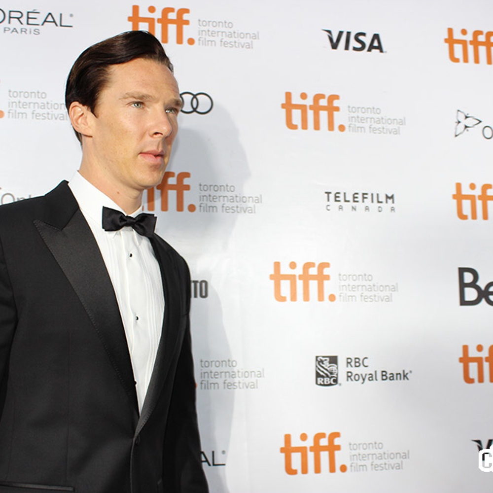 Sur le tapis rouge du film The Fifth Estate
