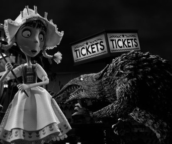 Une scène du film Frankenweenie