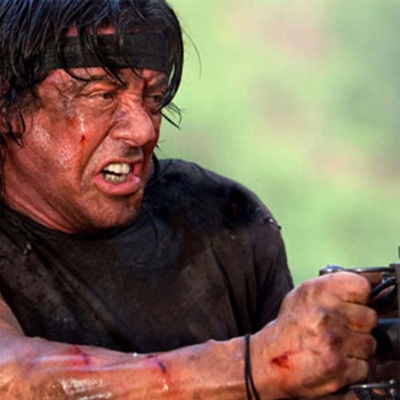 Sylvester Stallone dans Rambo