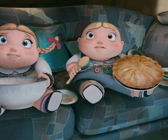 Une scène du film Hoodwinked Too! Hood vs. Evil