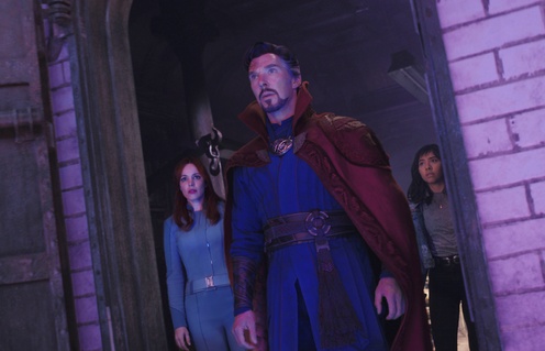 Une scène du film Doctor Strange in the Multiverse of Madness