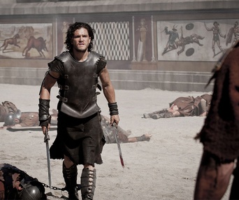 Une scène du film Pompeii