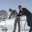 Tom Cruise et Joseph Kosinski sur le plateau du film Oblivion