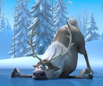 Une scène du film Frozen