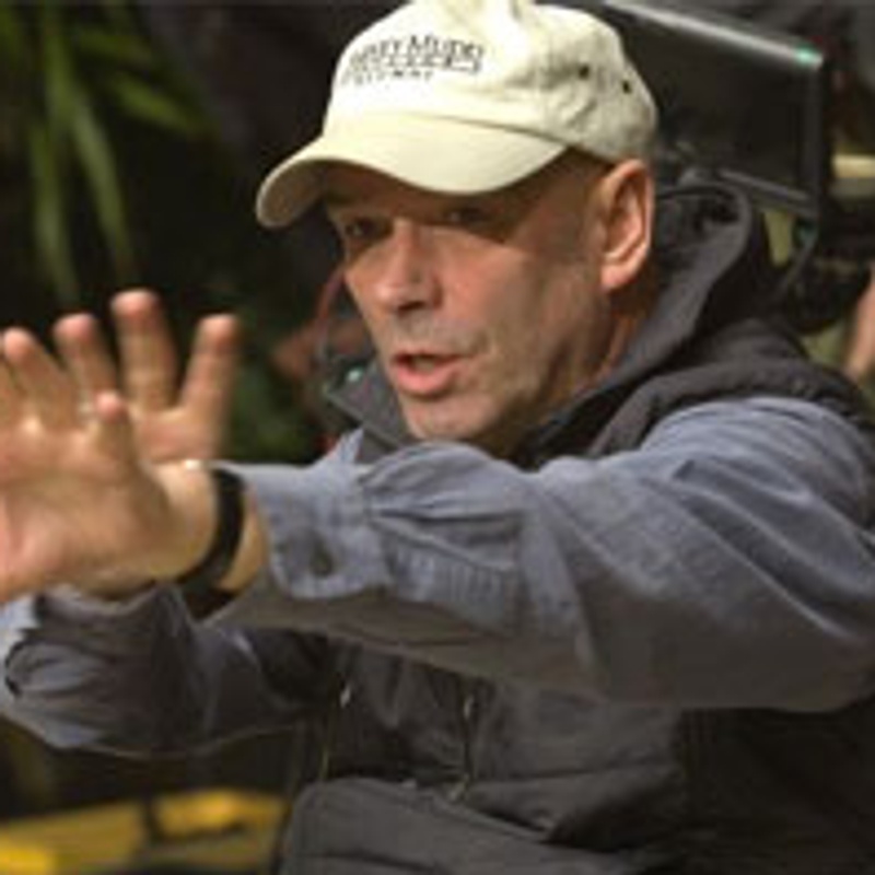 Martin Campbell sur le plateau du film Casino Royale