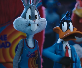 Une scène du film Space Jam: A New Legacy