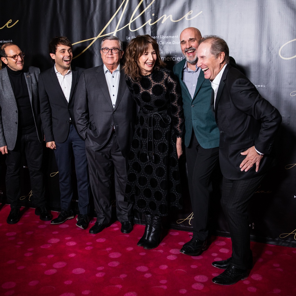 Tapis rouge du film Aline