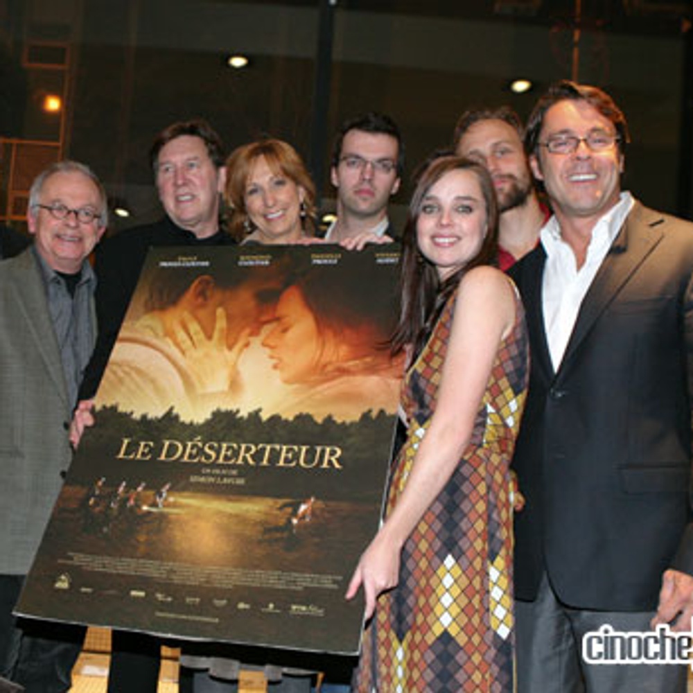 Sur le tapis rouge du film Le déserteur