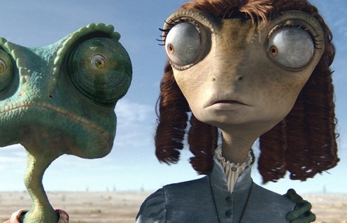 Une scène du film Rango