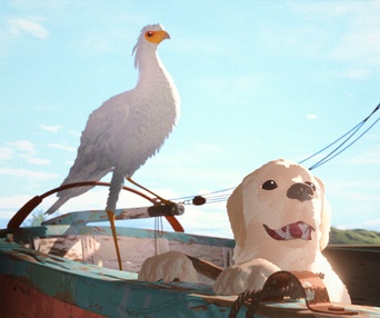 Image du film Flow, le chat qui n'avait plus peur de l'eau