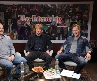 En entrevue pour le film The Internship
