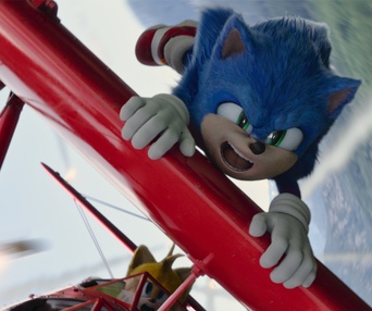 Une scène du film Sonic the Hedgehog 2