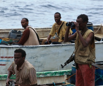 Une scène du film Captain Phillips