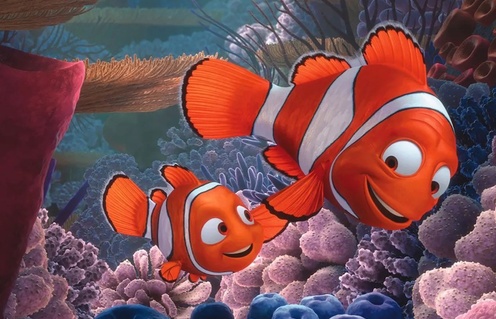 Une scène du film Finding Nemo
