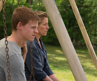 Une scène du film Three Billboards Outside Ebbing, Missouri
