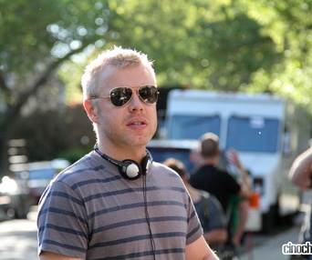 Sur le plateau du film Rose by Name