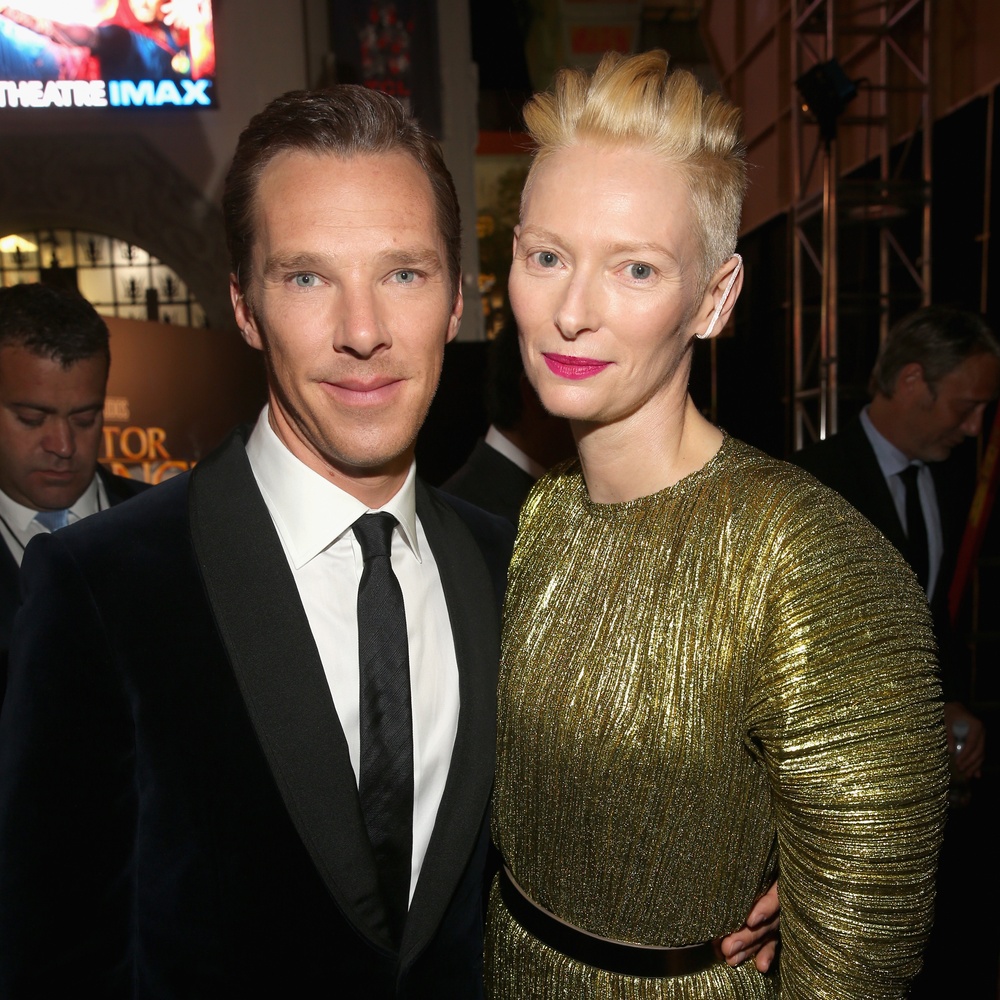 Sur le tapis rouge de Los Angeles du film Doctor Strange