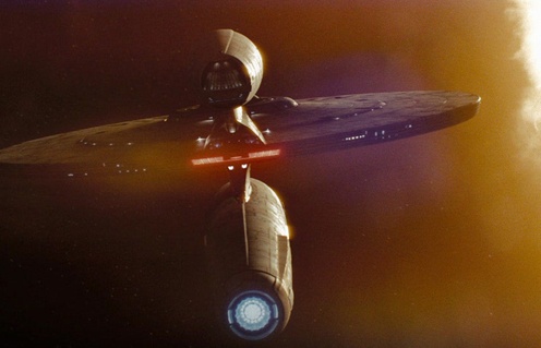 Une scene du film Star Trek