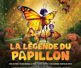 Affiche du film La légende du papillon