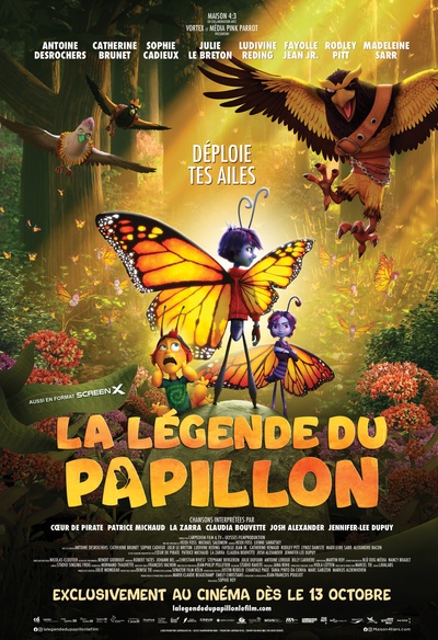 Affiche du film La légende du papillon