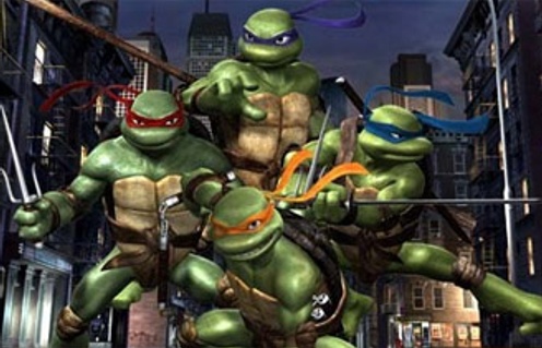 Une scène du film Teenage Mutant Ninja Turtles