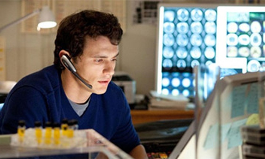 James Franco en tournage à Oka