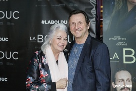 Sur le tapis rouge du film Le Bolduc