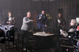 Sur le plateau du film Anonymous Sur le plateau du film Anonymous