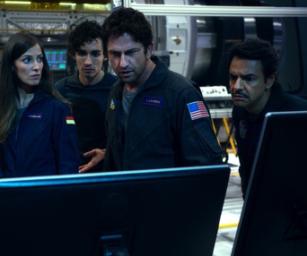 Une scène du film Geostorm