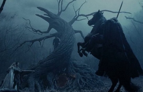 Une scène du film Sleepy Hollow