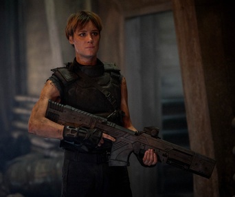 Une scène du film Terminator: Dark Fate