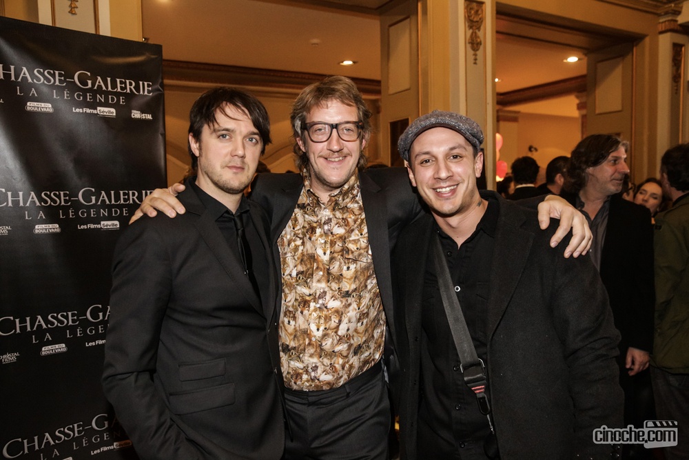 Sur le tapis rouge du film Chasse-Galerie : La légende