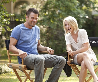 Sur le plateau du film Safe Haven